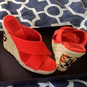 Tory Burch ‘Kristen’ espadrilles wedge